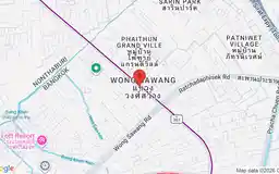 Map showing location of Wong Sawang station