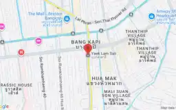 Map showing location of Yaek Lam Sali station