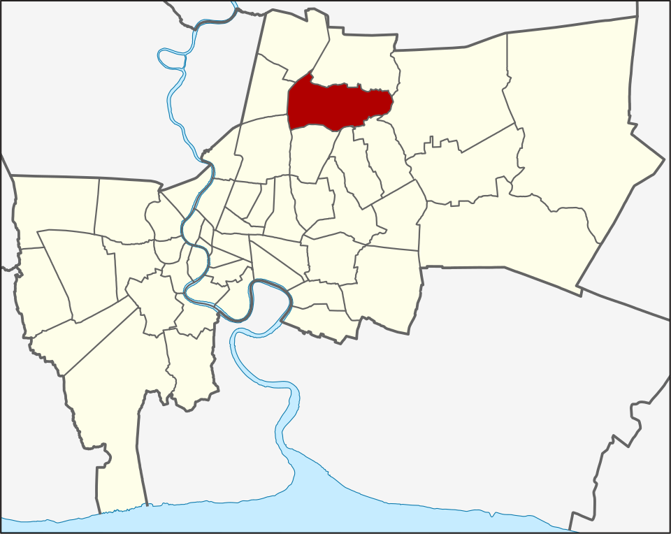 Bang Khen location within Bangkok