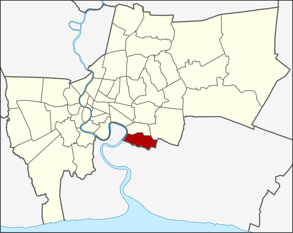 Bang Na location within Bangkok