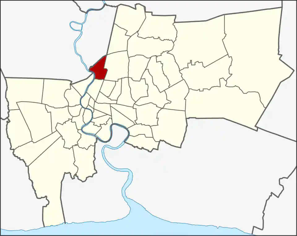 Bang Sue location within Bangkok