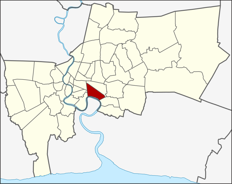 Khlong Toei location within Bangkok