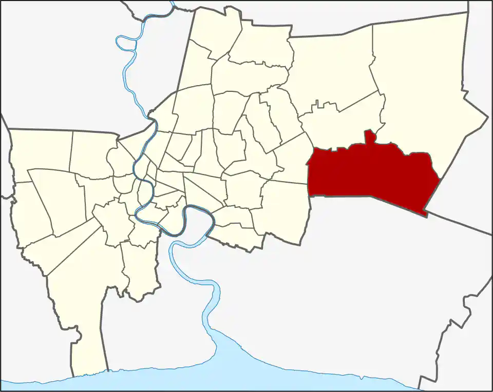 Lat Krabang location within Bangkok