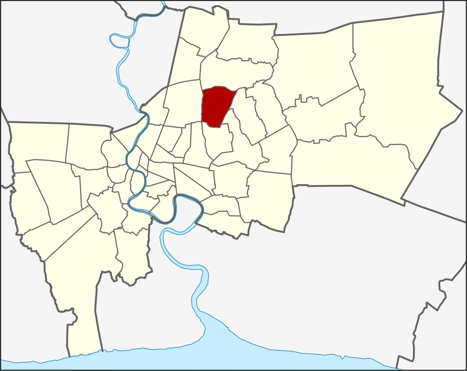 Lat Phrao location within Bangkok