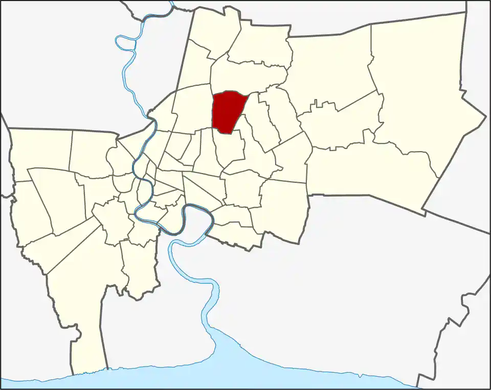 Lat Phrao location within Bangkok