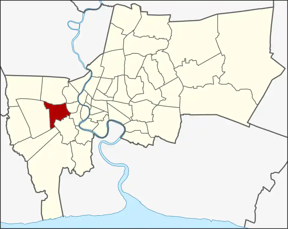 Phasi Charoen location within Bangkok