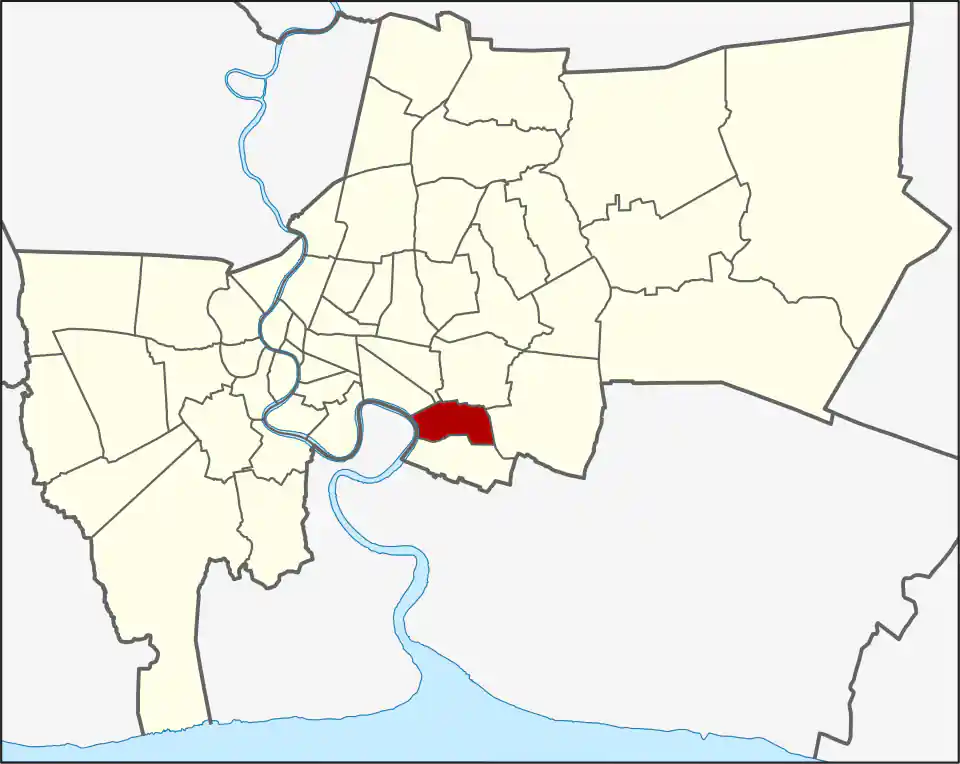 Phra Khanong location within Bangkok