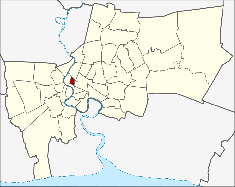 Pom Prap Sattru Phai location within Bangkok