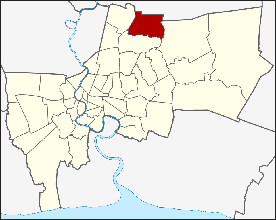 Sai Mai location within Bangkok