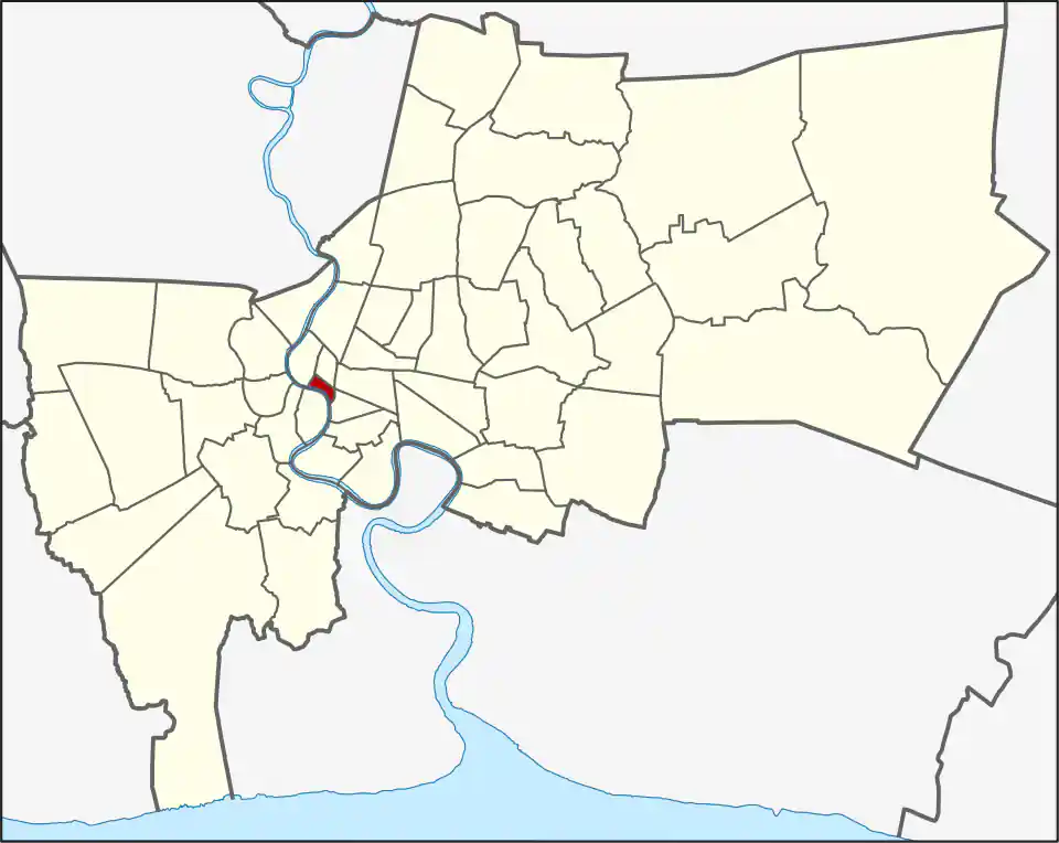 Samphanthawong location within Bangkok