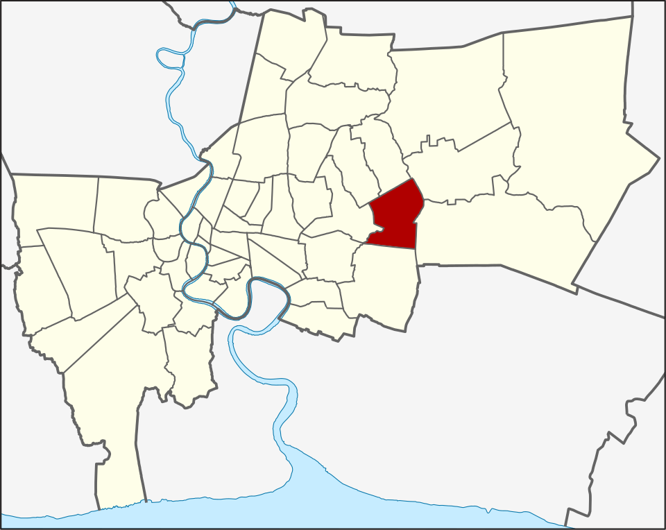 Saphan Sung location within Bangkok
