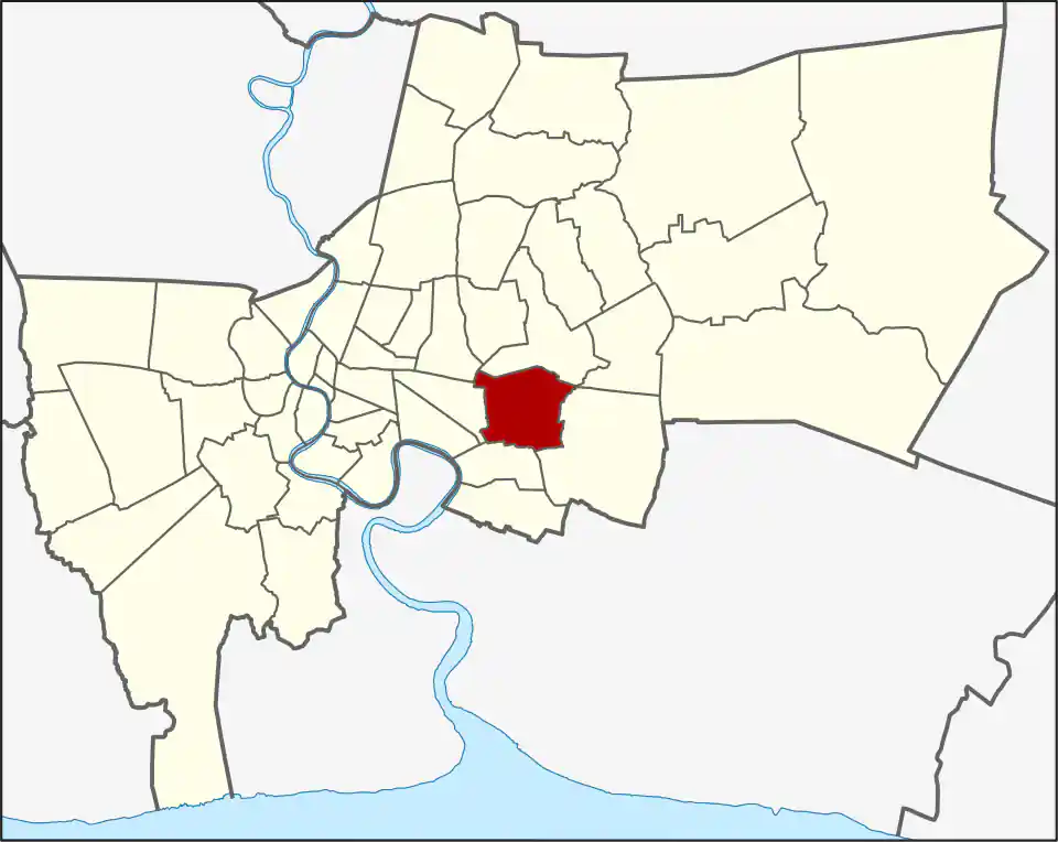Suan Luang location within Bangkok