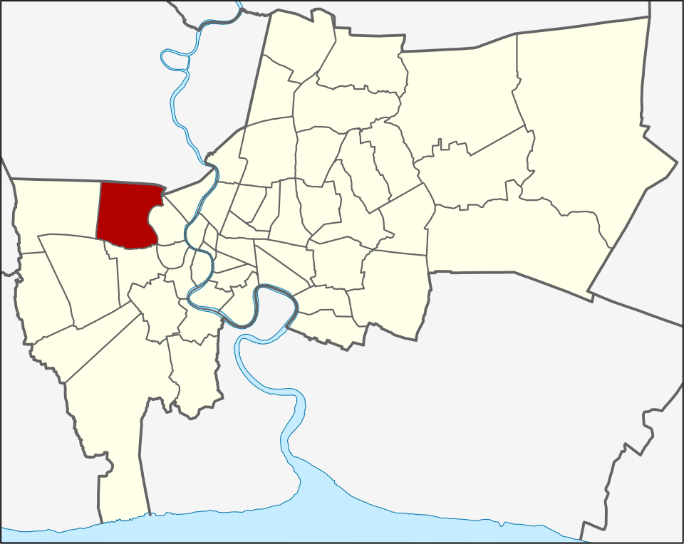 Taling Chan location within Bangkok