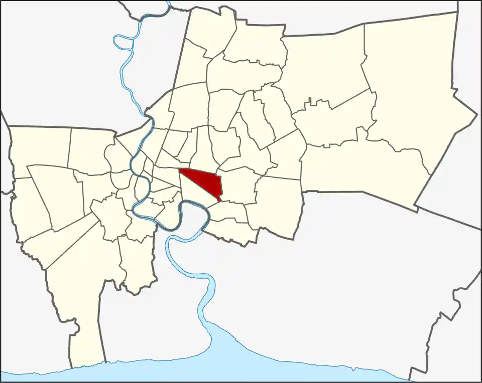 Watthana location within Bangkok